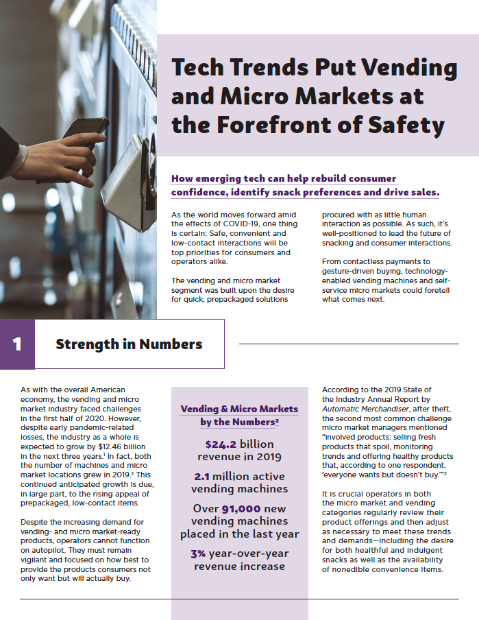 Tech Trends Put Vending and Micro Markets at the Forefront of Safety