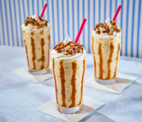 Dulce de leche Shake made with Chunky CHIPS AHOY! Cookie Pieces